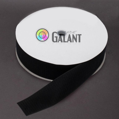 Suchý zip 50mm - barva: 170 (černá) - háček - 25m/kolo