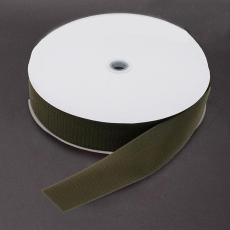 Velcro 50mm - colour: 140 (olive) - Hooks - 25m/roll