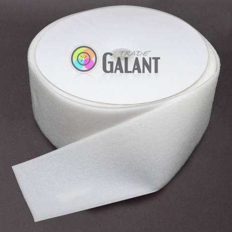 Velcro 107mm - colour: 990 (white) - Loops  - 25m/roll