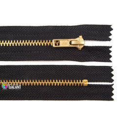 Brass zippers P3 close end - 12cm - 1pcs