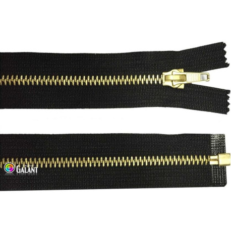 Brass zippers P6 open end - 50cm - 1pcs