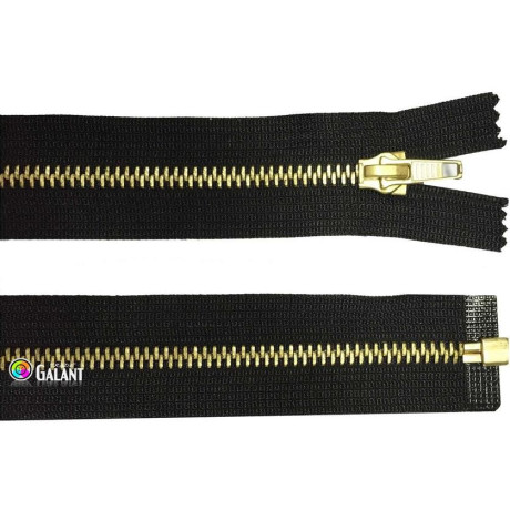 Brass zippers P6 open end - 50cm - 1pcs