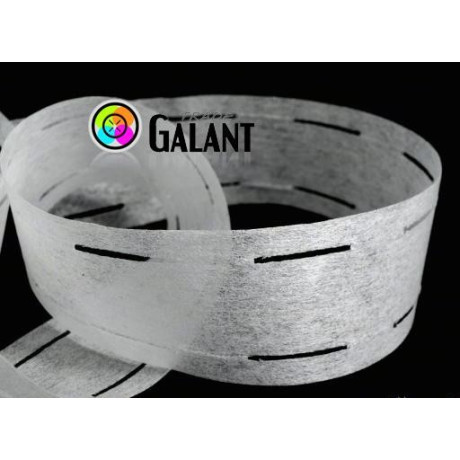 Perfopásek zažehlovací jednoduchý 60g/m (10-35-10mm) - 100m/cívka