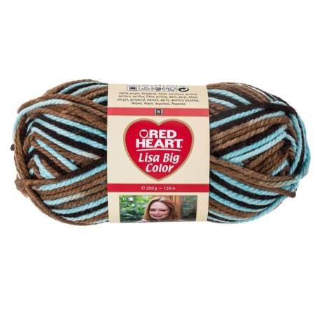 Knitting yarn Lisa Big Color - 200g