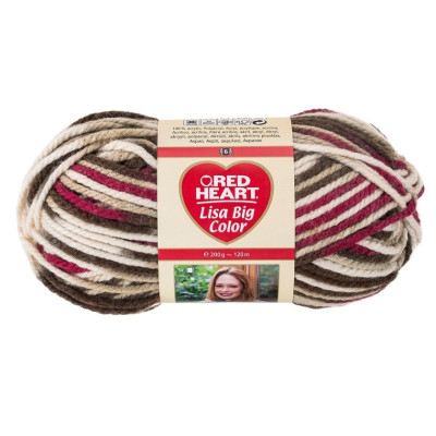 Pletací příze Lisa Big Color - 200g