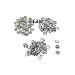 Press Buttons Baby - size 2 (9,5mm) nickel free - 100pcs/polybag