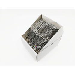 Špendlíky zavírací ocelové PREMIUM -  56x1,10mm - niklované - 432ks/krabička (11/12 - 36svazků/kr)