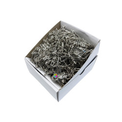 Safety Pins PREMIUM - 20x0,65mm - nickel plated - 1728pcs/box (12pcs in bunch - 144buches/box)