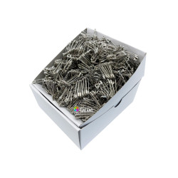 Safety Pins PREMIUM - 23x0,65mm - nickel plated - 1728pcs/box (11/12 - in bunches - 144buches/box)