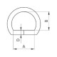 Saddlery D-rings 12 - 4246601 - (4487/12 welded) - polished - 500pcs/box