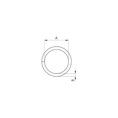 Saddlery Rings 21 - 4232800 - (non-welded) - nickel plated - 200pcs/box