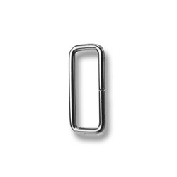 Saddlery loops 30 - 4501501 - (welded) - nickel plated - 1000pcs/box