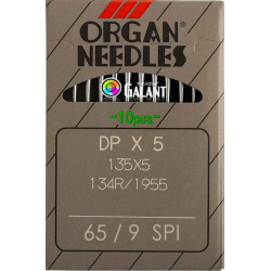 Jehly strojové průmyslové ORGAN DPx5 SPI - 65/9 - 10ks/karta