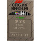 Industrial Machine Needles ORGAN DPx5 SPI - 70/10 - 10pcs/card