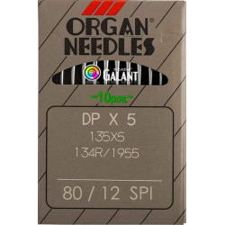 Industrial Machine Needles ORGAN DPx5 SPI - 75/11 - 10pcs/card