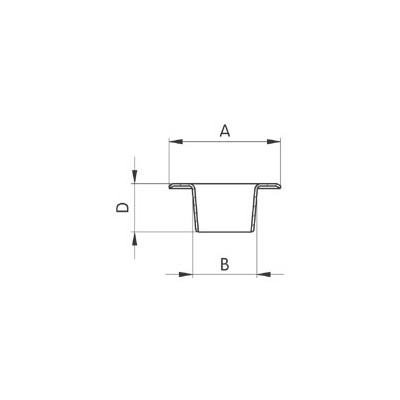 Obuvní kroužky  - 3608700 (40965) - niklované - 5000ks/krabička