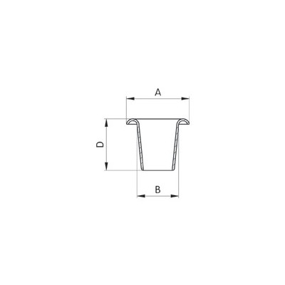 Shoe Eyelets - 3606600 (207/3) - nickel plated - 5000pcs/box