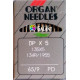 Industrial Machine Needles ORGAN DPx5 PD Titan-Nitrid - 65/9 - 10pcs/card