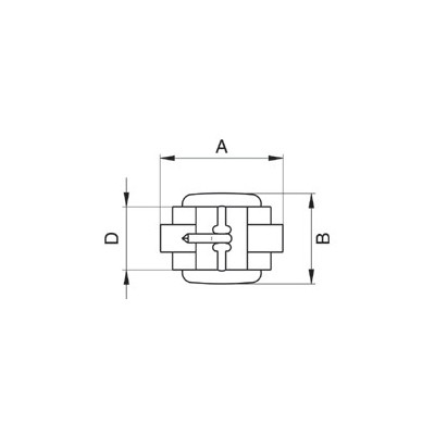 Shoe Buckles - 3249100 - nickel plated - 500pcs/box