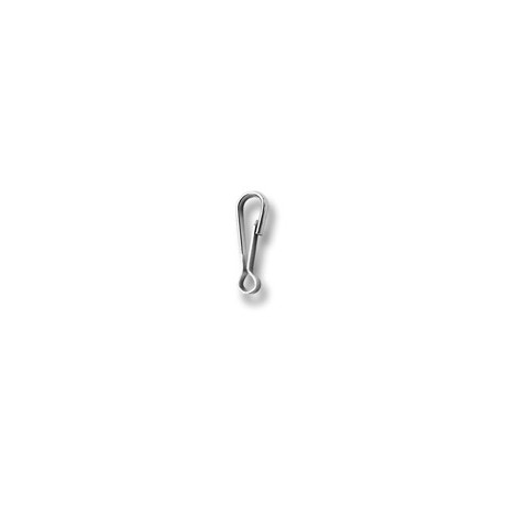 Snap Hook - 4570501 (509/50) - nickel plated - 100pcs/box