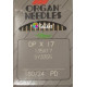 Industrial Machine Needles ORGAN DPx17 Titan-Nitrid - 180/24 - 10pcs/card