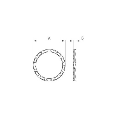 Key Ring - 57006000 - nickel plated - 500pcs/box