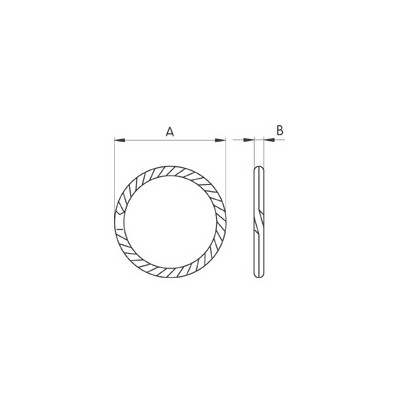 Klíčové kroužky - 5705300 - niklované - 200ks/krabička