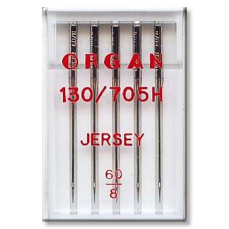 Machine Needles ORGAN JERSEY 130/705H - 60 - 5pcs/plastic box