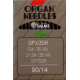 Industrial Machine Needles ORGAN DPx35R - 90/14 - 10pcs/card