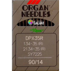 Jehly strojové průmyslové ORGAN DPx35R - 90/14 - 10ks/karta