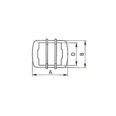 Trouser Buckles 40942/20 - nickel plated - 500pcs/box