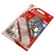 Press Buttons Auto Moto 6 (15mm) - nickel plated - 10pcs/card