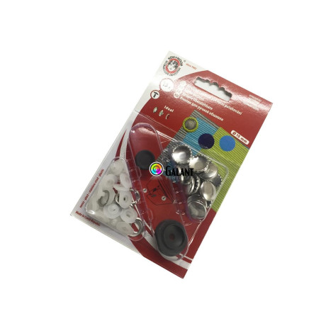 Self covered buttons 15mm - 10pcs/card