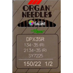 Jehly strojové průmyslové ORGAN DPx35R - 150/22 1/2 - 10ks/karta