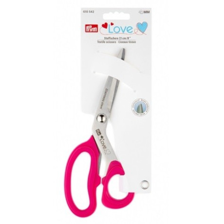 Textile scissors 21 cm Micro Serration Prym LOVE - 1pcs