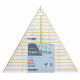 Patchwork ruler triangle 60° MULTI 20cm