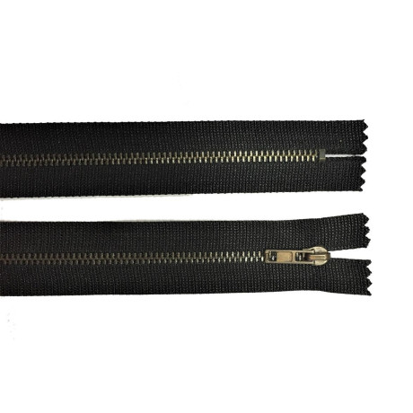 Mosazný zip P3 STMS nedělitelný - 16cm - 1ks
