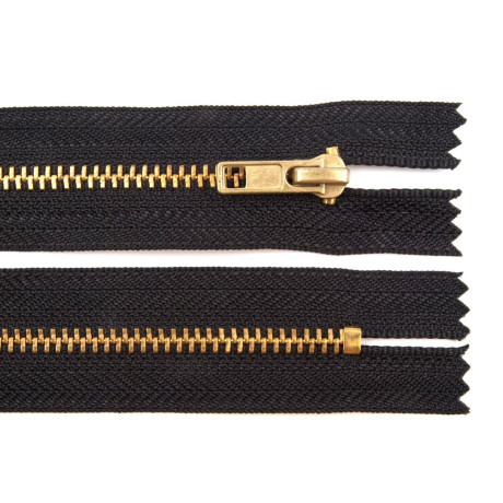 Brass zippers P6 closed end - 22cm - 1pcs