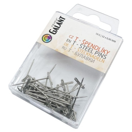 T-Pins 32x0,90mm NI - 10g/pl.box