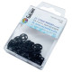 Plastic Snap Fasteners 5 black - 15pcs/pl.box