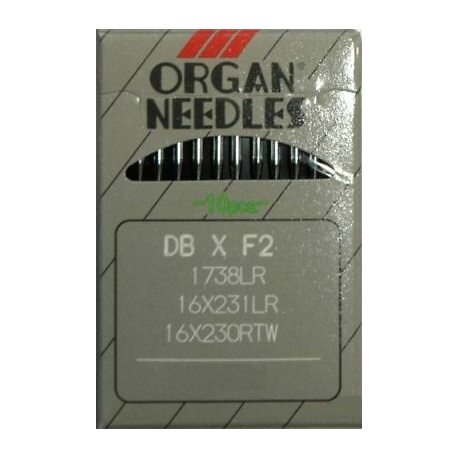 Jehly strojové průmyslové ORGAN DBxF2 (1738LR) - 65/9 - 10ks/karta