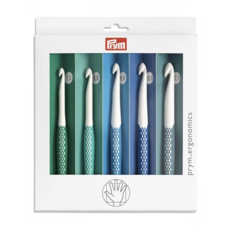 Crochet hook ERGO II (Prym)  - 5pc/card