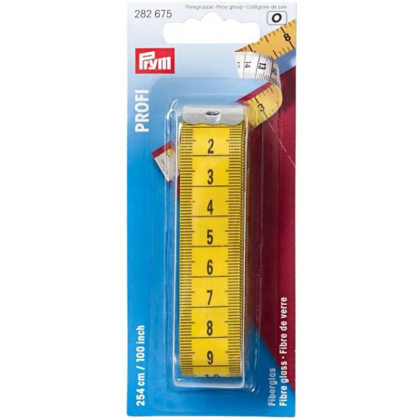 Tape measure PROFI 254cm/100inch (Prym) - 1pc/card