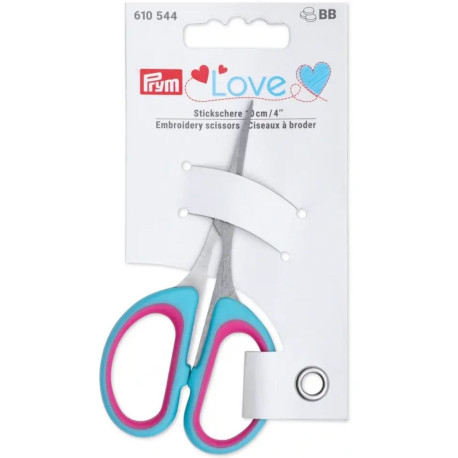 Nůžky vyšívací 10 cm Prym LOVE - 1ks/karta