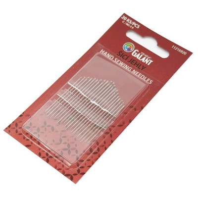 Hand Sewing needles, Sharps No. 3–7 - 20pcs/card