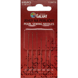 Pearl Sewing Needles, Nr.10–13 - 5pcs/card