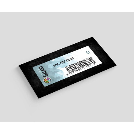 Pytlové jehly GT 0 (1,2x50) - 25ks/psaníčko, 40psaníček/krabička (1000ks)