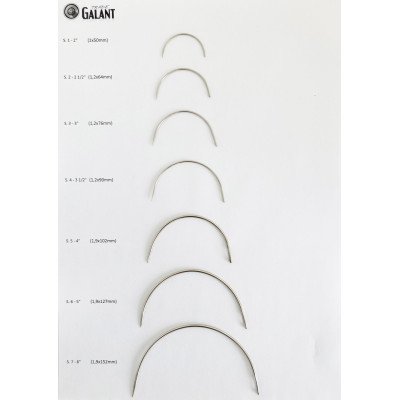 Mattress Needles Curved 7 (1,9x152) - 10pcs/envelope