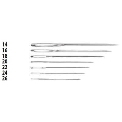 Embroidery Needles Chenille 16 (1,63x52,5mm) - 25pcs/envelope, 40envelopes/box (1000pcs)