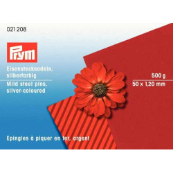 Špendlíky ocelové 50x1,2mm stříbrné (Prym) - 500g